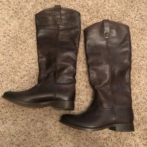 Frye Melissa Button Tall Leather Boot